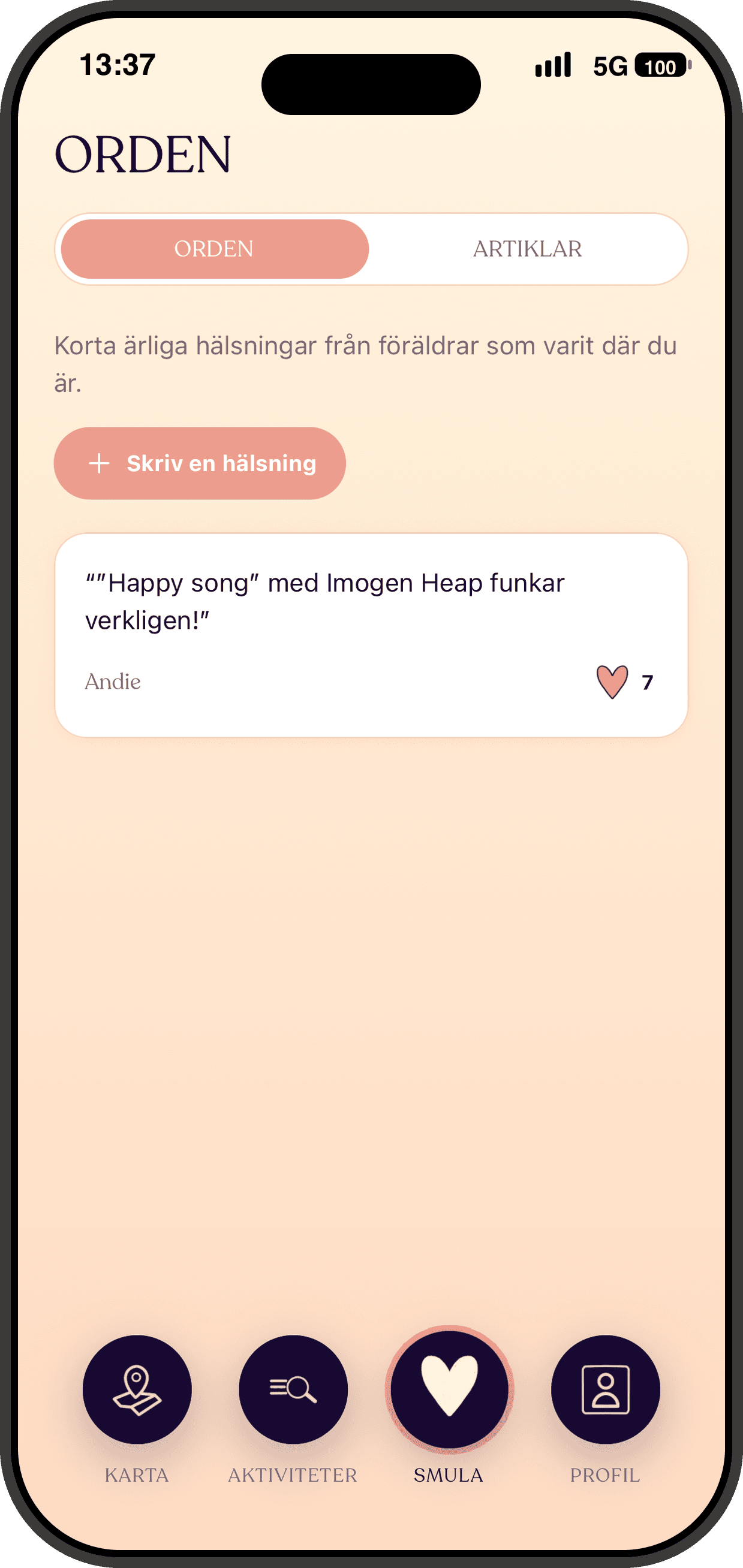 Ord från andra föräldrar